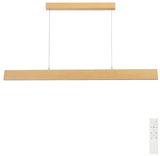 Brilagi - Sospensione LED dimmerabile su cavo SLIMLINE LED/40W/230V 3000-6000K finitura rovere + telecomando