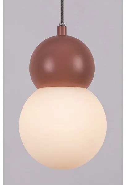 Rabalux 72280 - Lampadario a sospensione con filo GELLIA 1xG9/38W/230V rosa