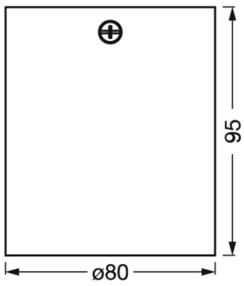 Osram - Faretto SPOT 1xGU10/7W/230V nero
