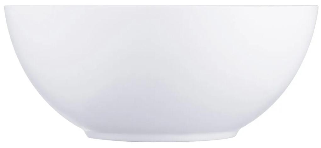 Ciotola Luminarc Diwali Bianco Vetro (Ø 18 cm) (24 Unità)