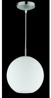 Sospensione Moderna Moon Boccia Vetro Bianco 25 cm Trio Lighting