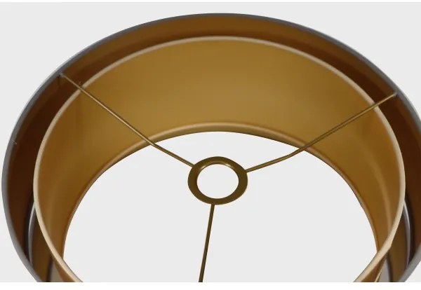 Duolla - Lampadario a sospensione con filo DUO 1xE27/15W/230V diametro 40 cm grigio