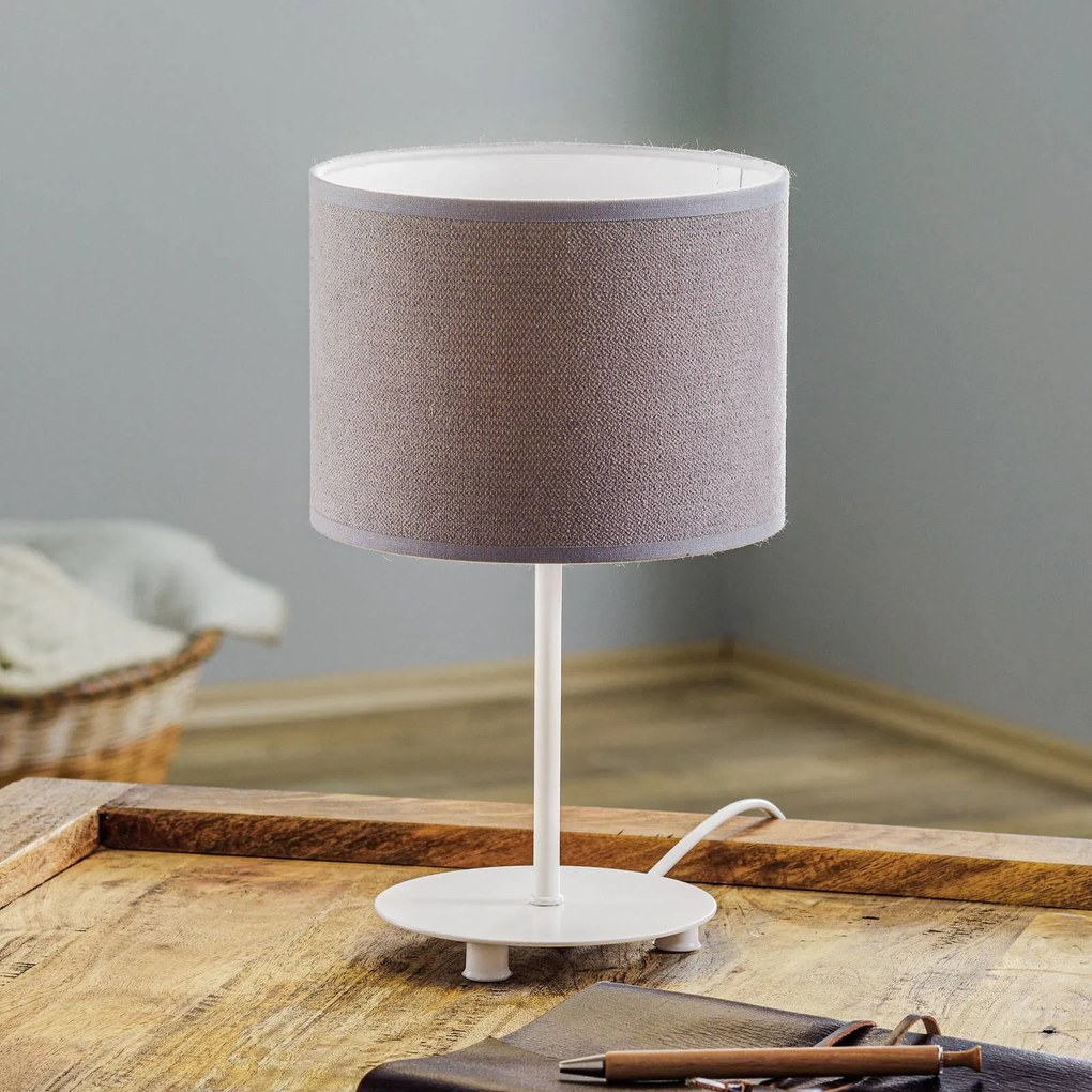 Duolla Lampada da tavolo Pastell Roller 30cm grigio