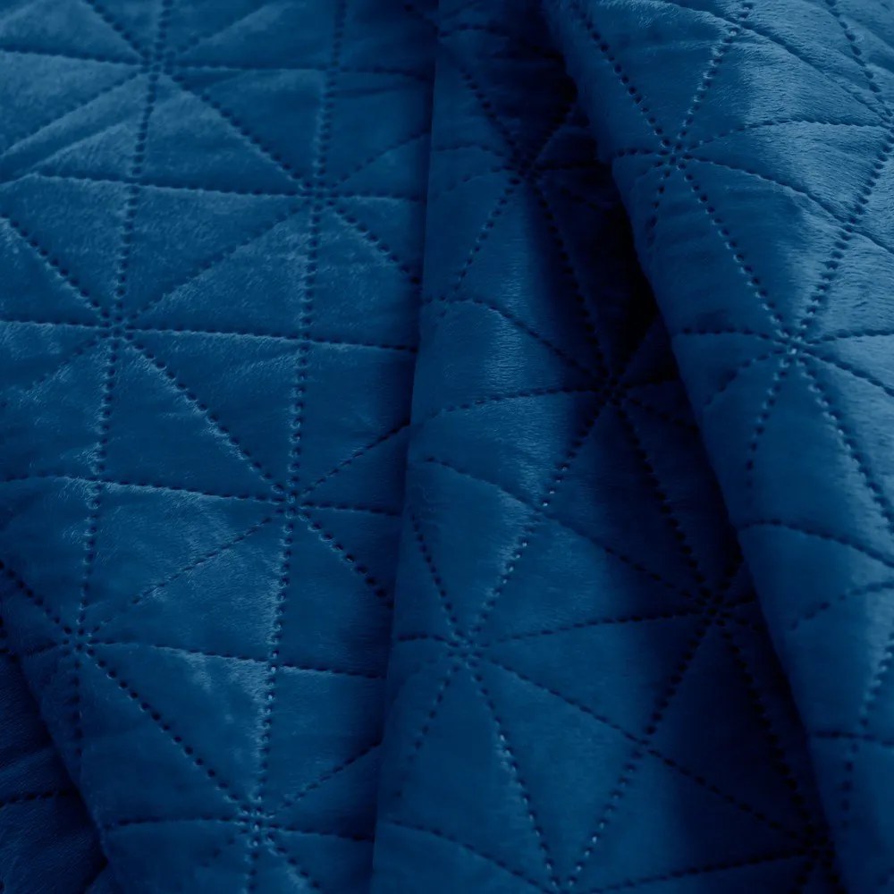 Copriletto blu Royal, 220 x 240 cm Laila - AmeliaHome