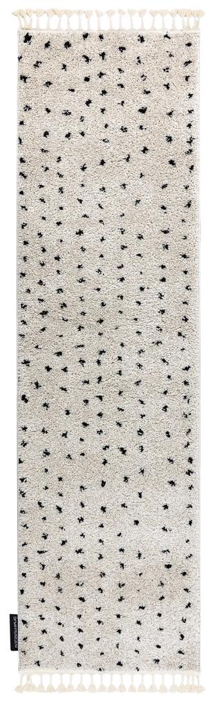 Tappeto, tappeti passatoie BERBER SYLA B752 puntini crema - per il soggiorno, la cucina, il corridoio