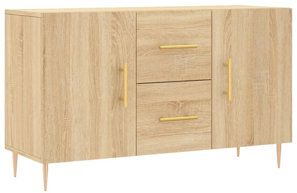 Credenza rovere sonoma 100x36x60 cm in legno multistrato