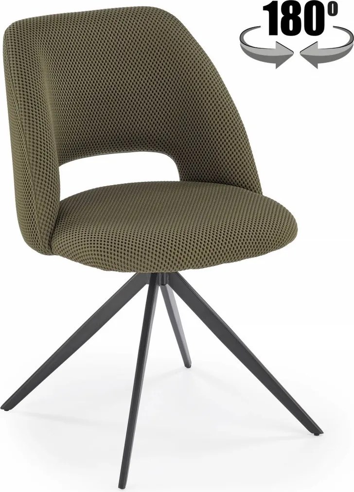 Sedia girevole K546 oliva