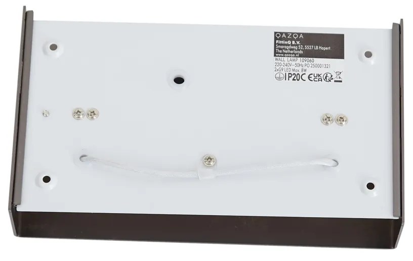 Lampada da parete moderna color canna di fucile a 2 luci - Otan