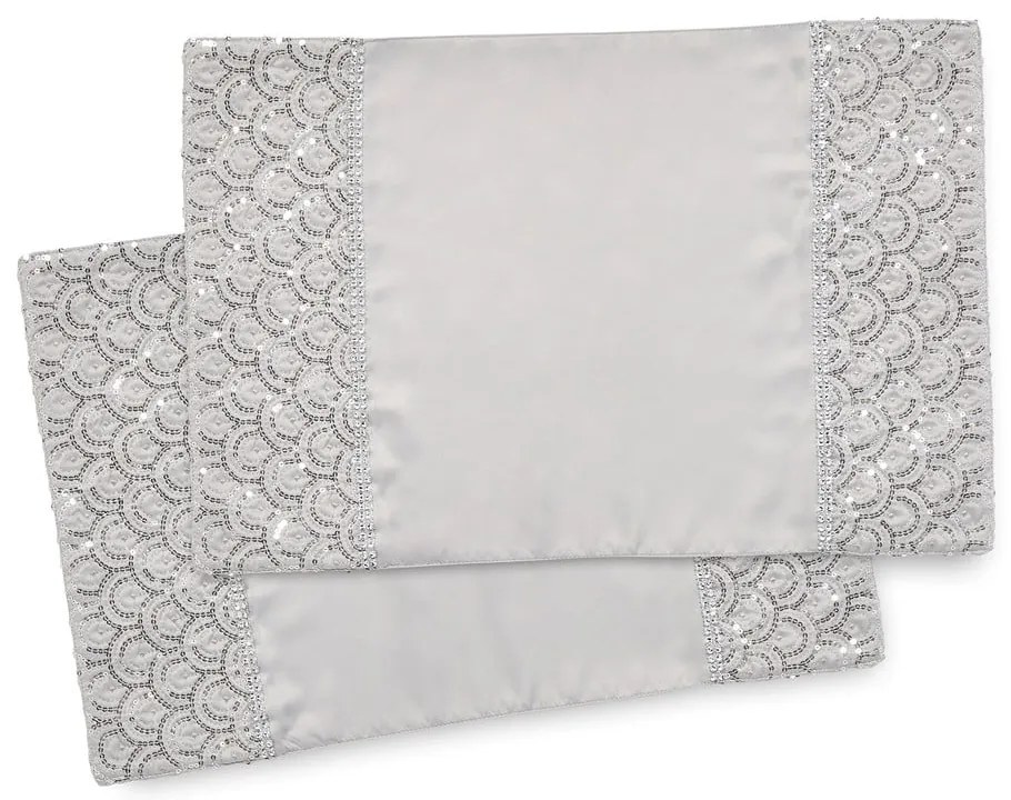 Tovagliette di stoffa in set da 4 30x46 cm Deco Sequin - Catherine Lansfield