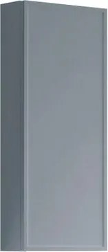 Pensile bagno Pixel Frame laccato opaco indaco, 1 anta apertura da sinistra P 17 x L 30 x H 80 cm