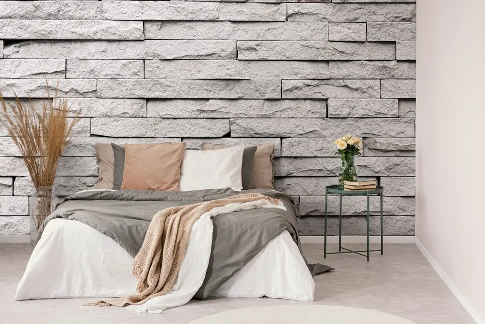 Carta da parati – Rivestimento in pietra elegante