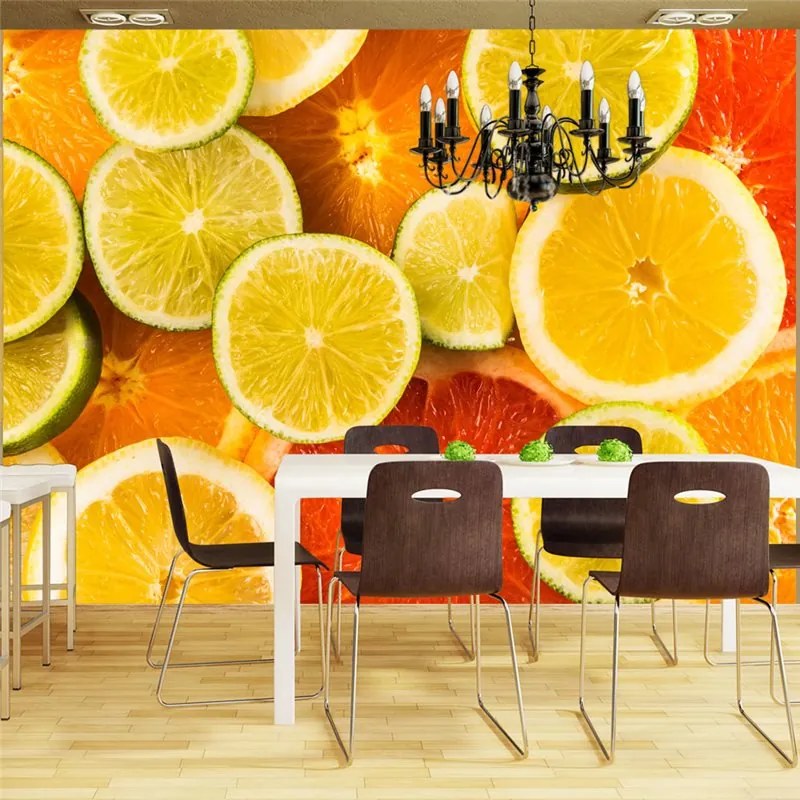 Fotomurale  Citrus fruits  Colore Arancione, Dimensioni e Misure 200x154