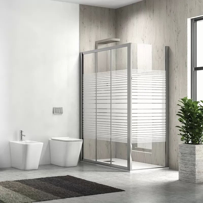 Box doccia 90x100 altezza 180 cm apertura scorrimento KP3000S - KAMALU