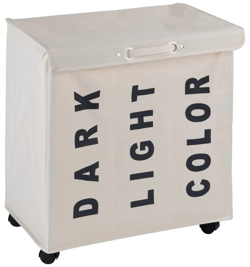 Cesto triplo beige per biancheria , 117,6 l Trivo - Wenko