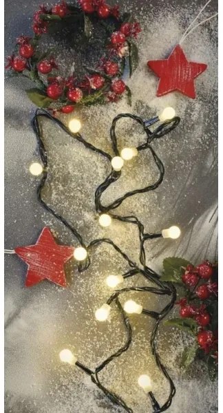 Catena LED da esterno natalizia 80xLED/13m IP44 bianco caldo