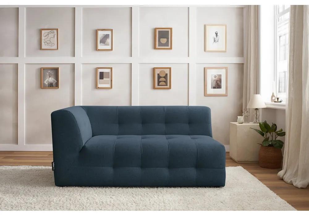 Modulo divano blu scuro (angolo sinistro) Kleber - Bobochic Paris