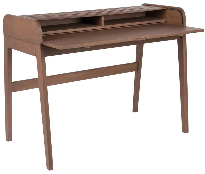 Scrivania marrone con piano estraibile Barbier - Zuiver