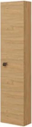 Colonna Bagno Sospesa Zaffiro H.136 Cm 1 Anta Rovere Naturale