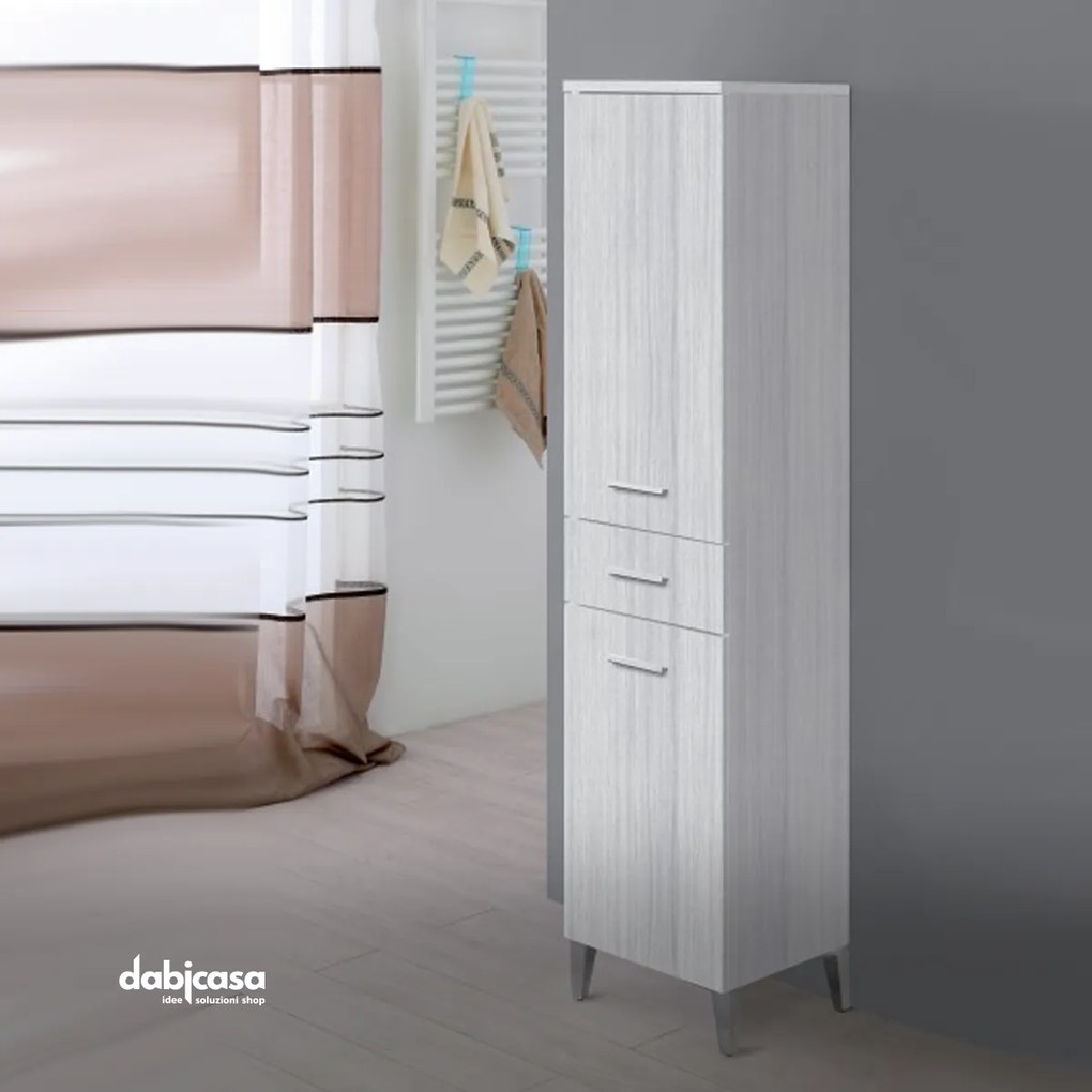 Colonna "Stella" in Nobilitato Melaminico 18 mm, colore Grigio