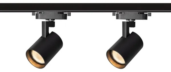 Faretto per sistema a binario VOLF 4xGU10/10W/230V nero