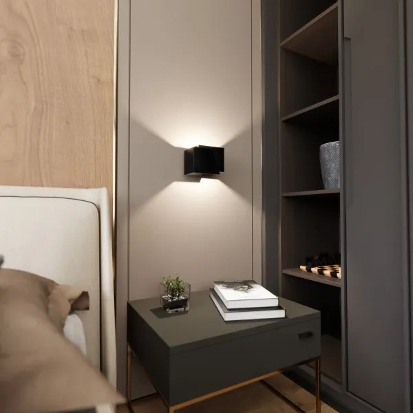 Applique FROST 1xG9/8W/230V nero