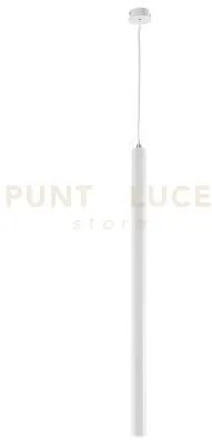 Sospensione exagon h.80cm d.3,5cm bianco led 3000k 365lm 5w