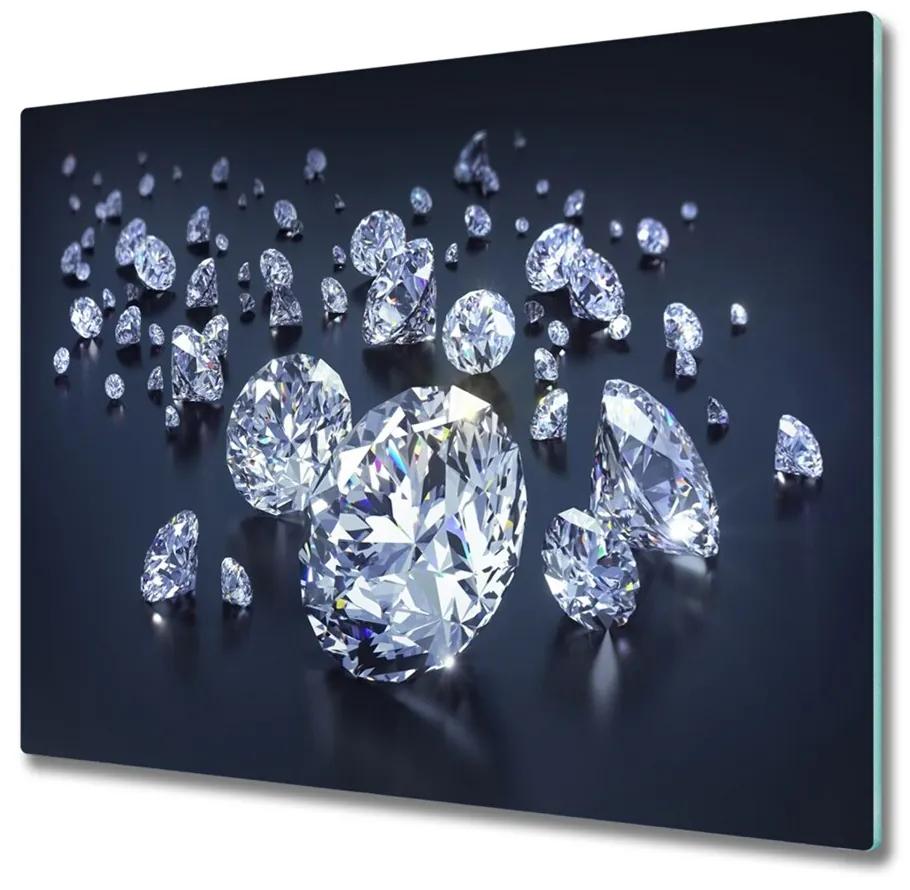 Tagliere in vetro Diamanti 60x52 cm