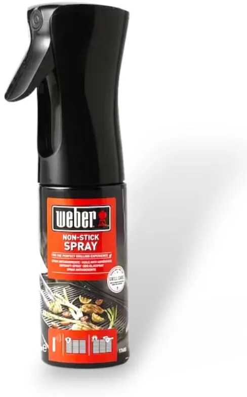 Spray antiaderente per barbecue a gas e carbone con ingredienti naturali 200 ml Weber