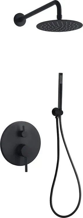 Kit incasso doccia Morinne nero