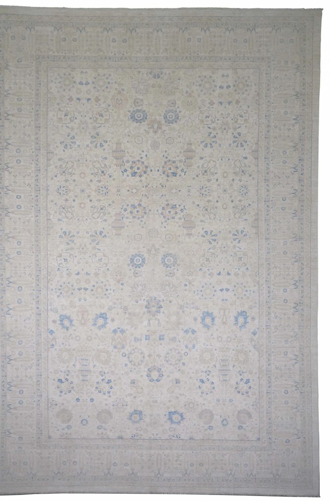 Ziegler Tappeto orientale 370x540 Beige (Pakistan) Annodato A Mano