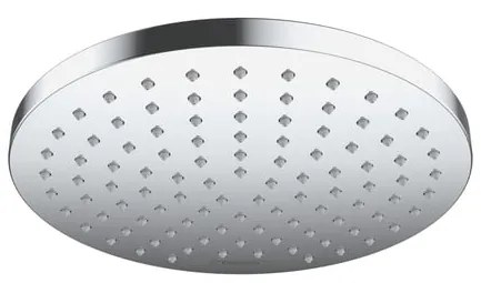 Soffione doccia HANSGROHE Vernis Blend cromo in abs cromato L 20.5 x H 5.3 x P 20.5 cm anticalcare 1 getto