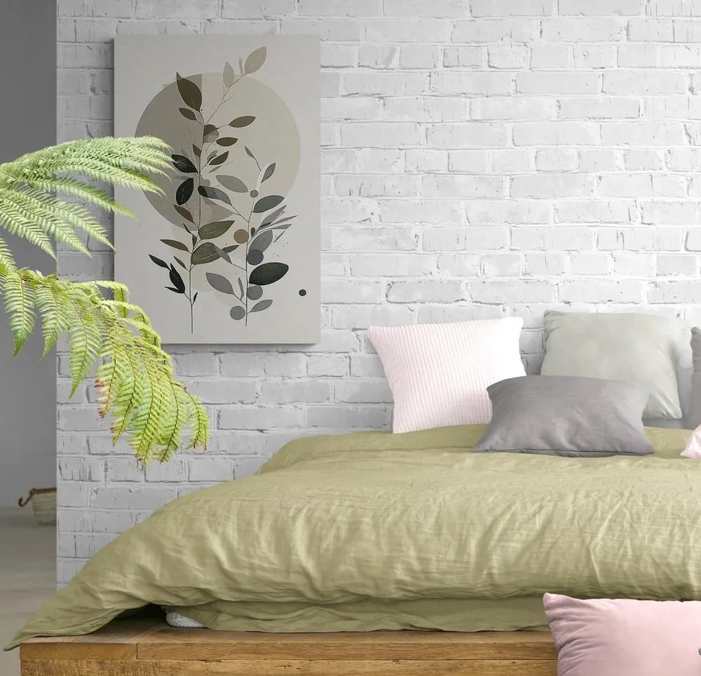 Quadro su tela – Piantine minimaliste in stile boho