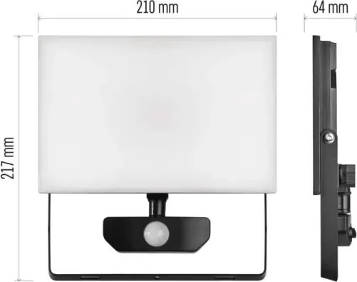Riflettore LED con sensore TAMBO LED/50W/230V 4000K IP54