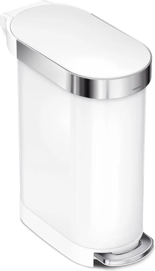 Cestino in acciaio a pedale 45 l Slim - simplehuman