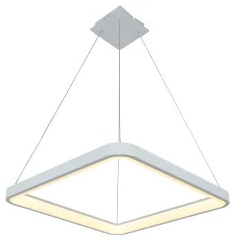 Brilagi - Lampadario a sospensione dimmerabile a LED FALCON SLIM LED/50W/230V 50x50 cm bianco + telecomando