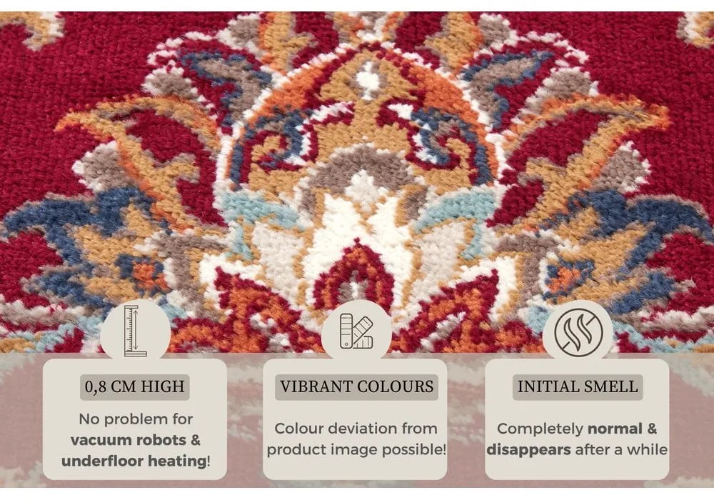 Tappeto rosso 80x120 cm Orient Caracci - Hanse Home