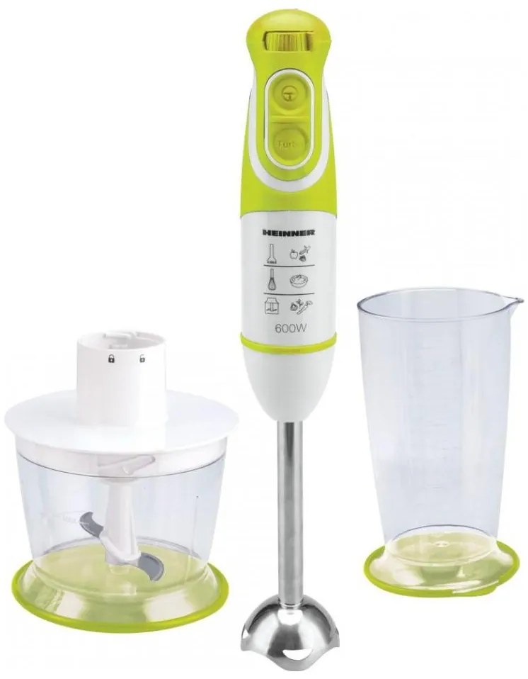 Heinner HB-600GR - Frullatore a immersione 600W/230V verde/bianco