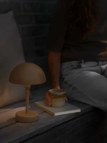 Nordlux - LED Stm lampada da tavolo ricaricabile per esterni ELLEN LED/2,8W/3,7V IP44 marrone