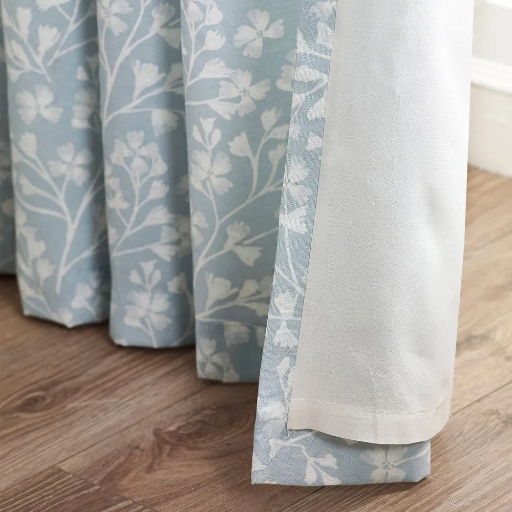 Tende in set blu 2 pz 168x183 cm Brooke Floral – Catherine Lansfield