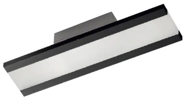 Applique Contemporanea Rail Alluminio Nero Led 22W