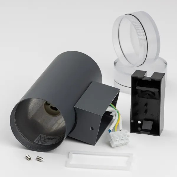 Brilagi - LED RGBW Applique da esterno MATERA 2xGU10/4,8W/230V antracite IP54