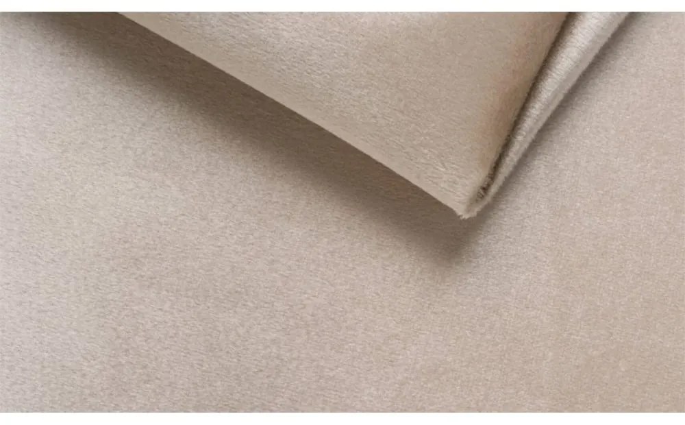 Divano beige con rivestimento in velluto 185 cm Chelsea – Ropez