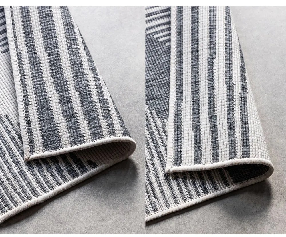 Tappeto da esterno grigio crema 80x150 cm Gemini - Elle Decoration