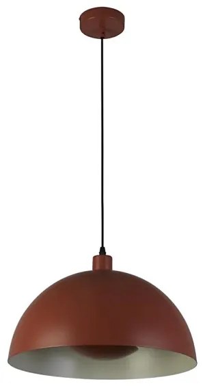 Searchlight 35410OR - MARS lampada a sospensione con cavo 1xE27/60W/230V Ø 25 cm rosso mattone