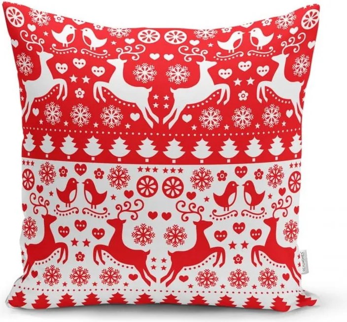 Set di 4 federe natalizie e runner da tavola Natale - Minimalist Cushion Covers
