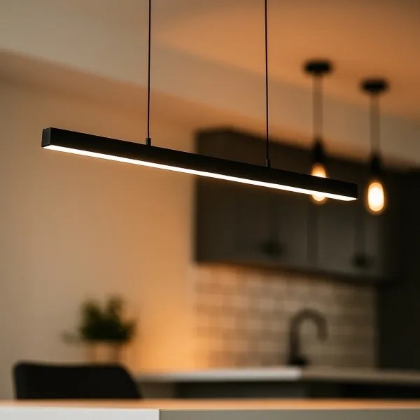 Brilagi - Lampadario a sospensione con cavo AXIS LED/30W/230V 120 cm nero