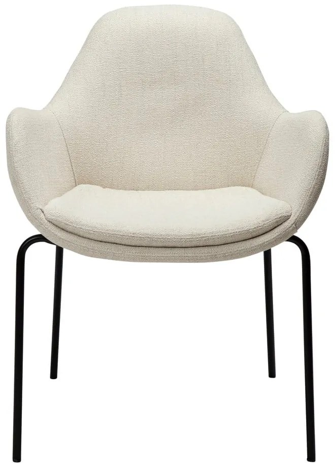 Poltrona crema in tessuto bouclé Zimmer - DAN-FORM Denmark