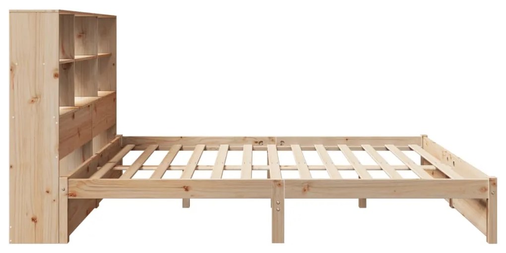Letto libreria senza materasso 150x200 cm in legno di pino