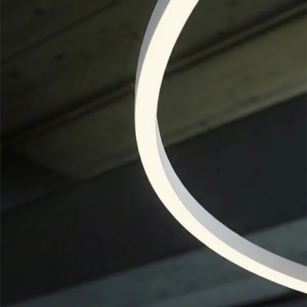 Ideal Lux - Lampadario sospeso con cavo ORACLE SLIM LED/29W/230V 3000K Ø 50 cm bianco
