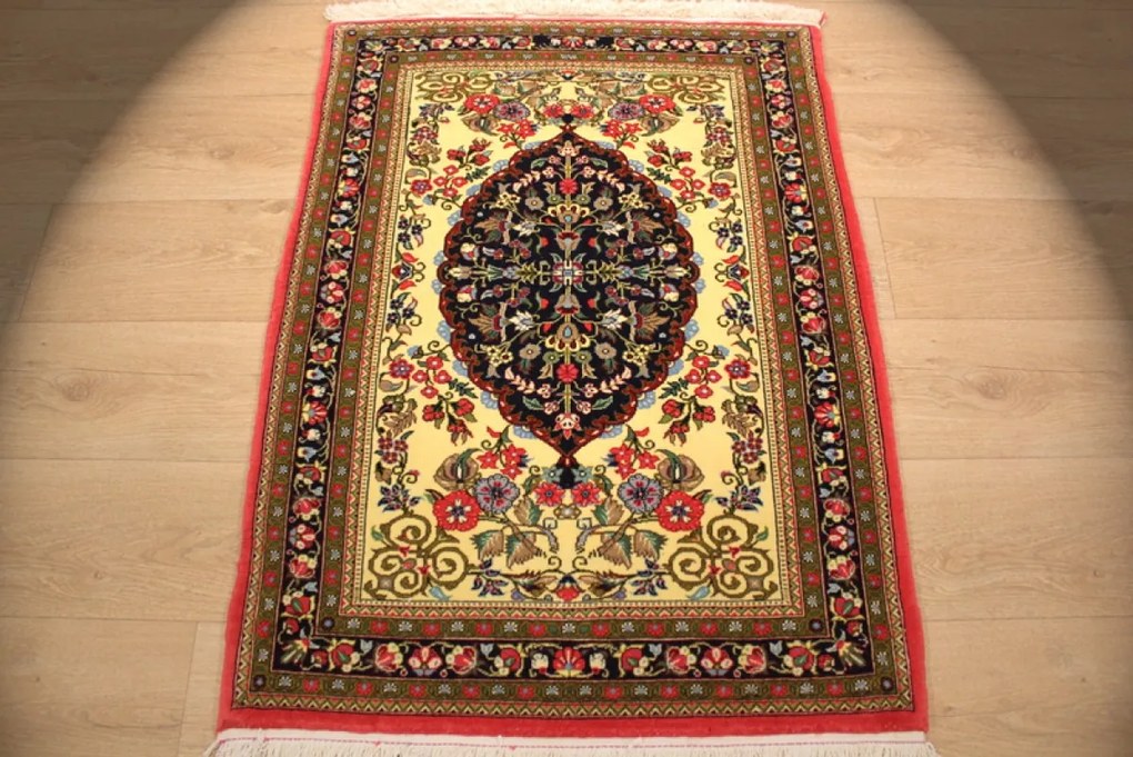 Ghom Tappeto persiano 110x80 (Iran) Annodato A Mano